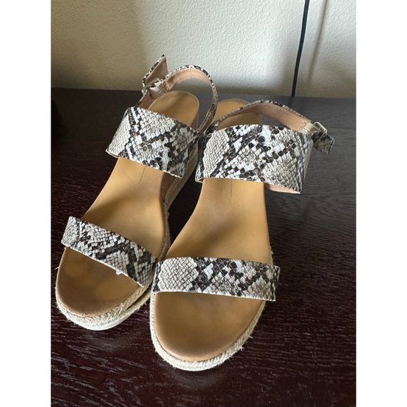 Dolce Vita Shoes - Women's Dolce Vita Sandals Wedge Snake Print Size 10